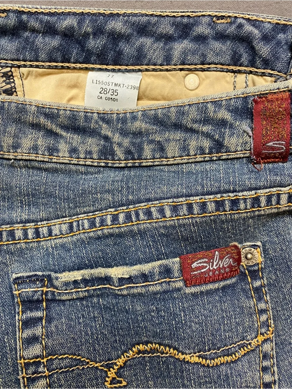 Silver Jeans Light Wash Flare Jeans Medium Wash Bootcut Size 28/35